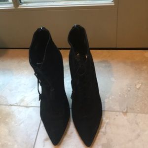 J crew Black suede boots